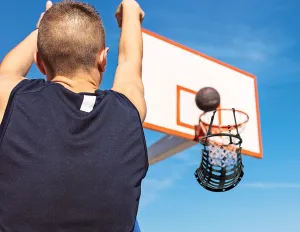360° Basketball Return Net System, Durable, All-Weather