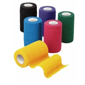 3M Single 4" Vetrap Bandaging Tape- Assorted Colors