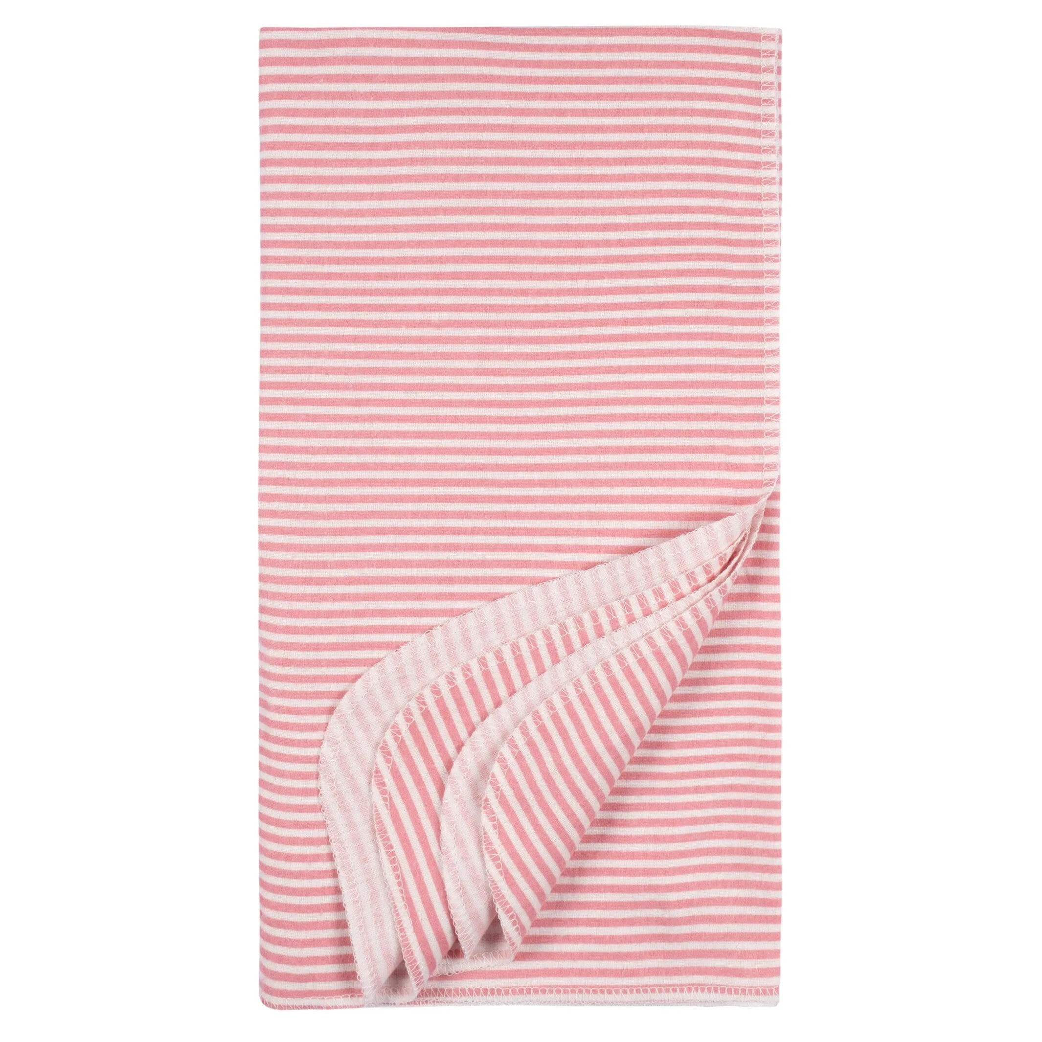4-Pack Baby Girls Appley Sweet Flannel Blankets