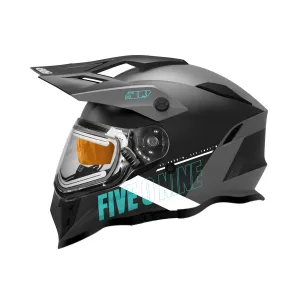 509  Delta R3L Ignite Snowmobile Helmet Fidlock Dual Electric Shield Emerald FMVSS 218
