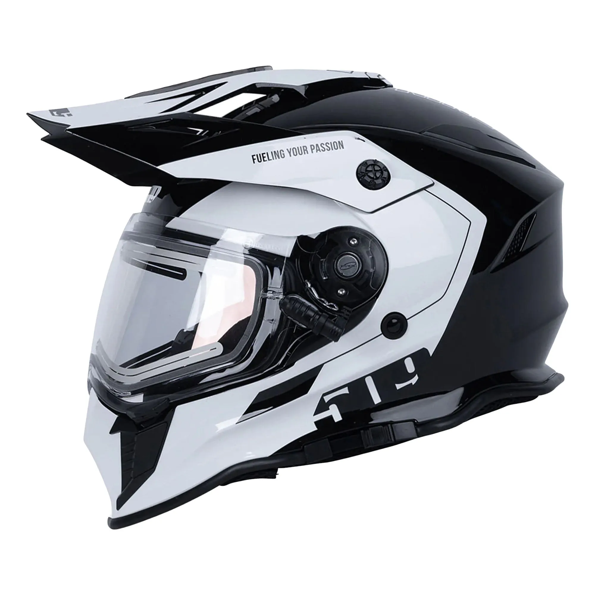 509  Delta R3L Ignite Snowmobile Helmet Fidlock Dual Electric Shield Storm Chaser FMVSS