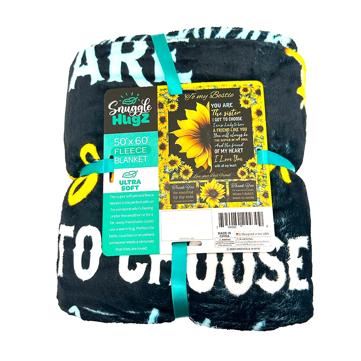 Assorted Blankets Refill - 6 Pieces Per Pack 25300