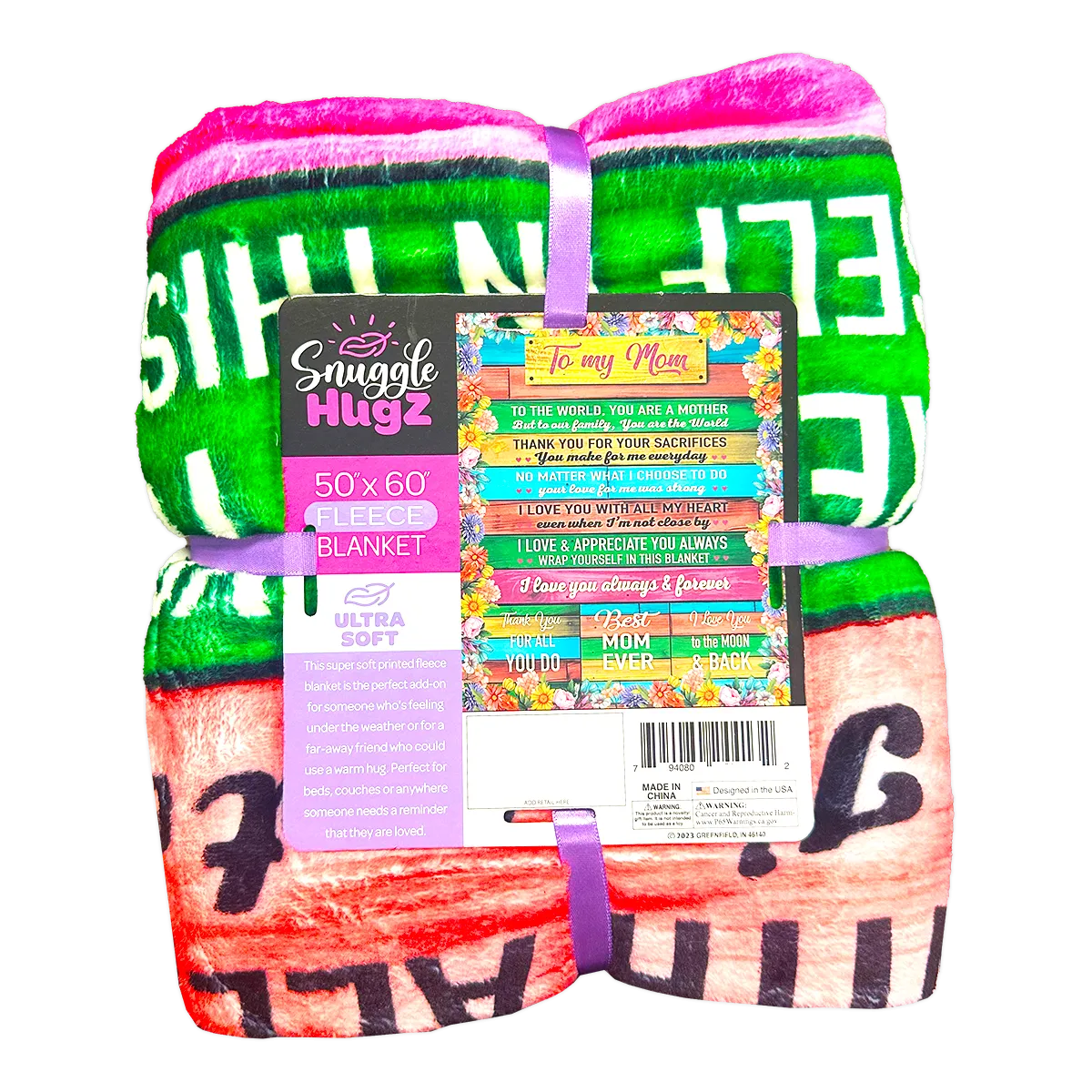 Assorted Blankets Refill - 6 Pieces Per Pack 25300