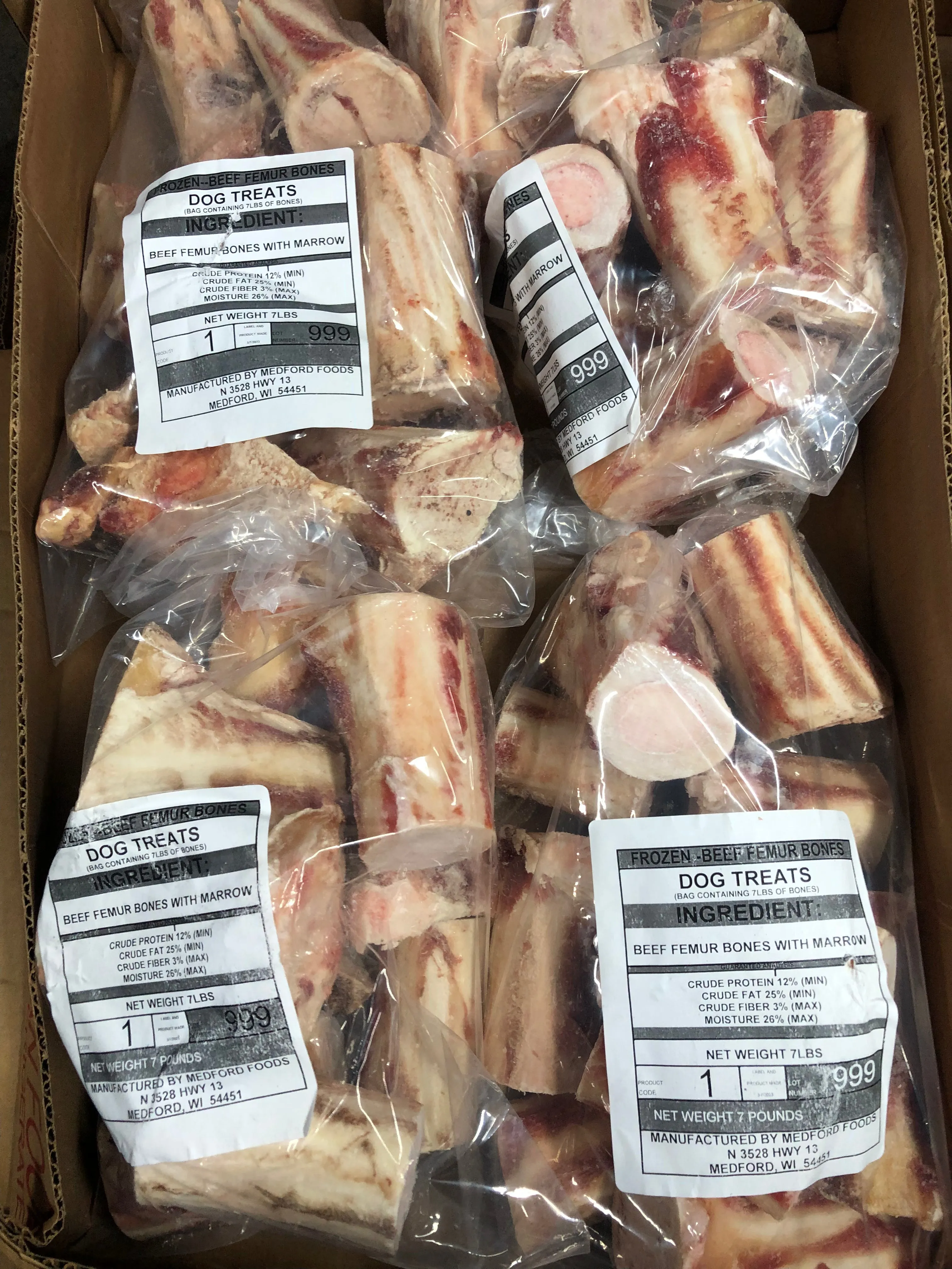 Beef Femur Bones *2 Sizes Available*