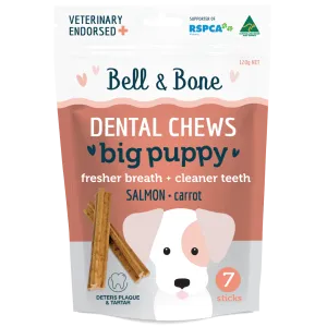 Bell & Bone Big Puppy Dental Chews Salmon 7 Pack