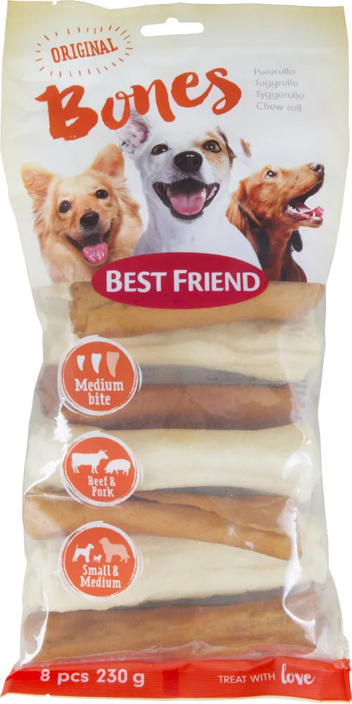 Best Friend Bones Mixrolls chew roll
