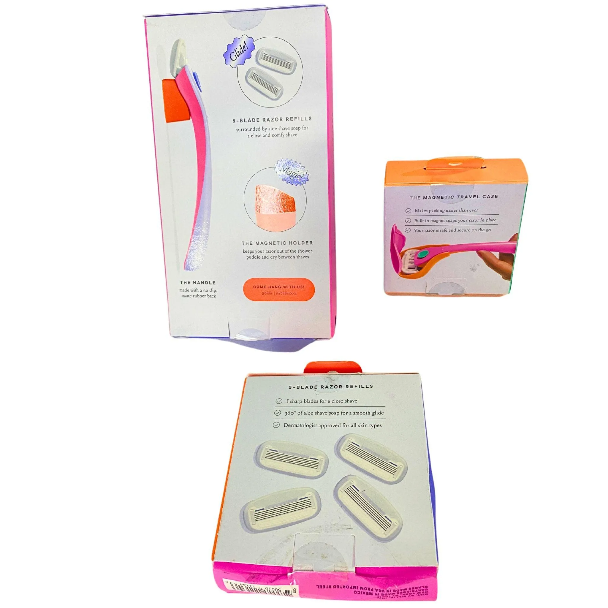 Billie Assorted Mix of Razor Refills , Starter Kits & Travel Cases (23 Pcs Lot)