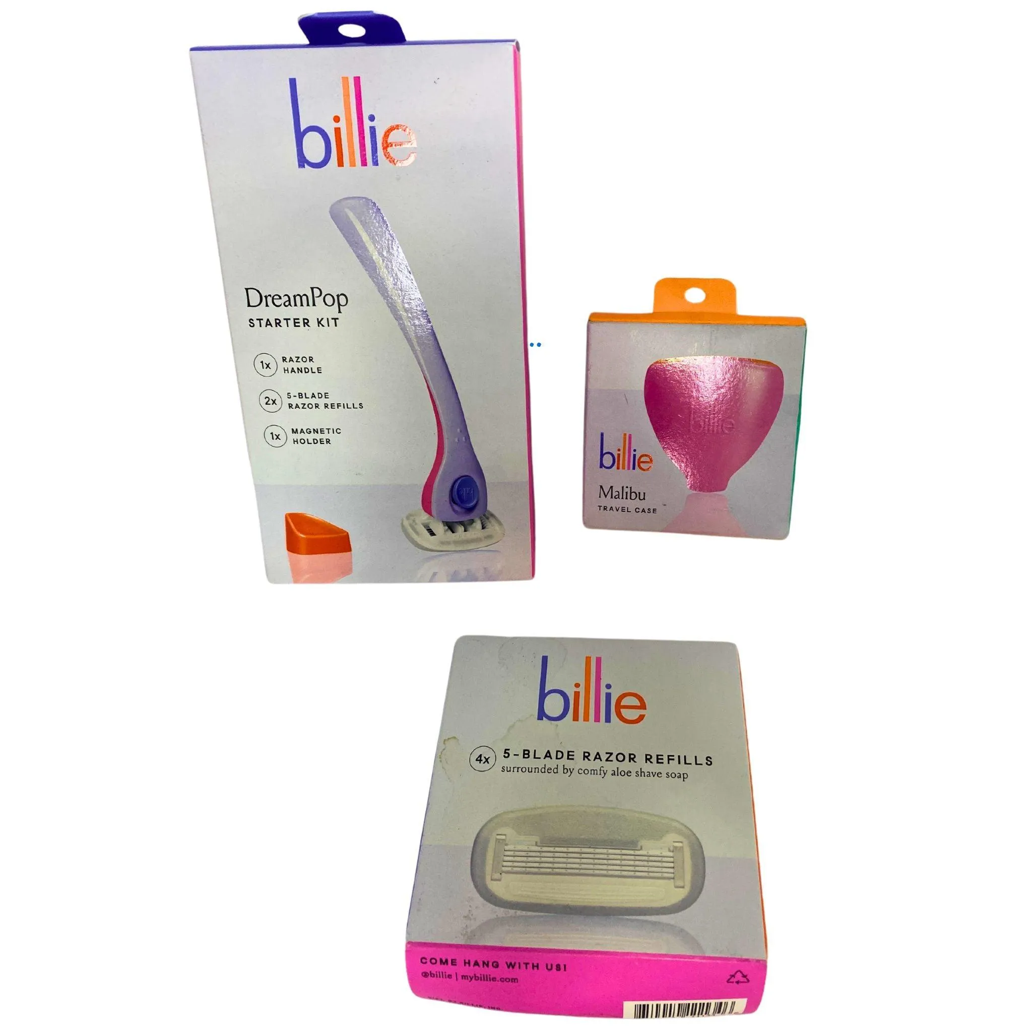 Billie Assorted Mix of Razor Refills , Starter Kits & Travel Cases (23 Pcs Lot)