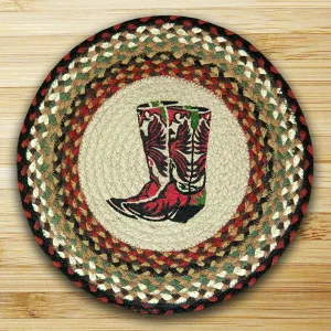 Boots Printed Chair Pad
