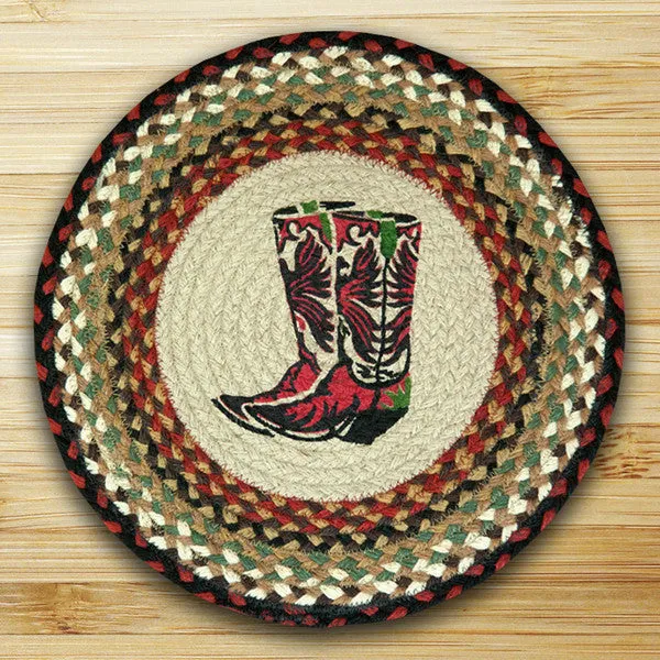 Boots Printed Chair Pad