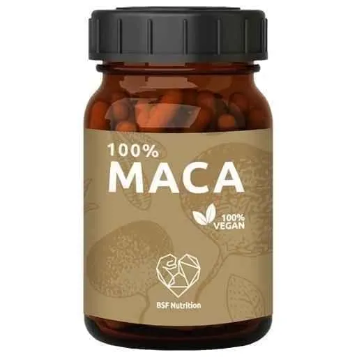 BSF Nutrition 100% Maca 100% vegan capsules 90 pcs maca powder