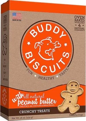 Buddy Biscuits Peanut Butter Oven Baked Dog Treats