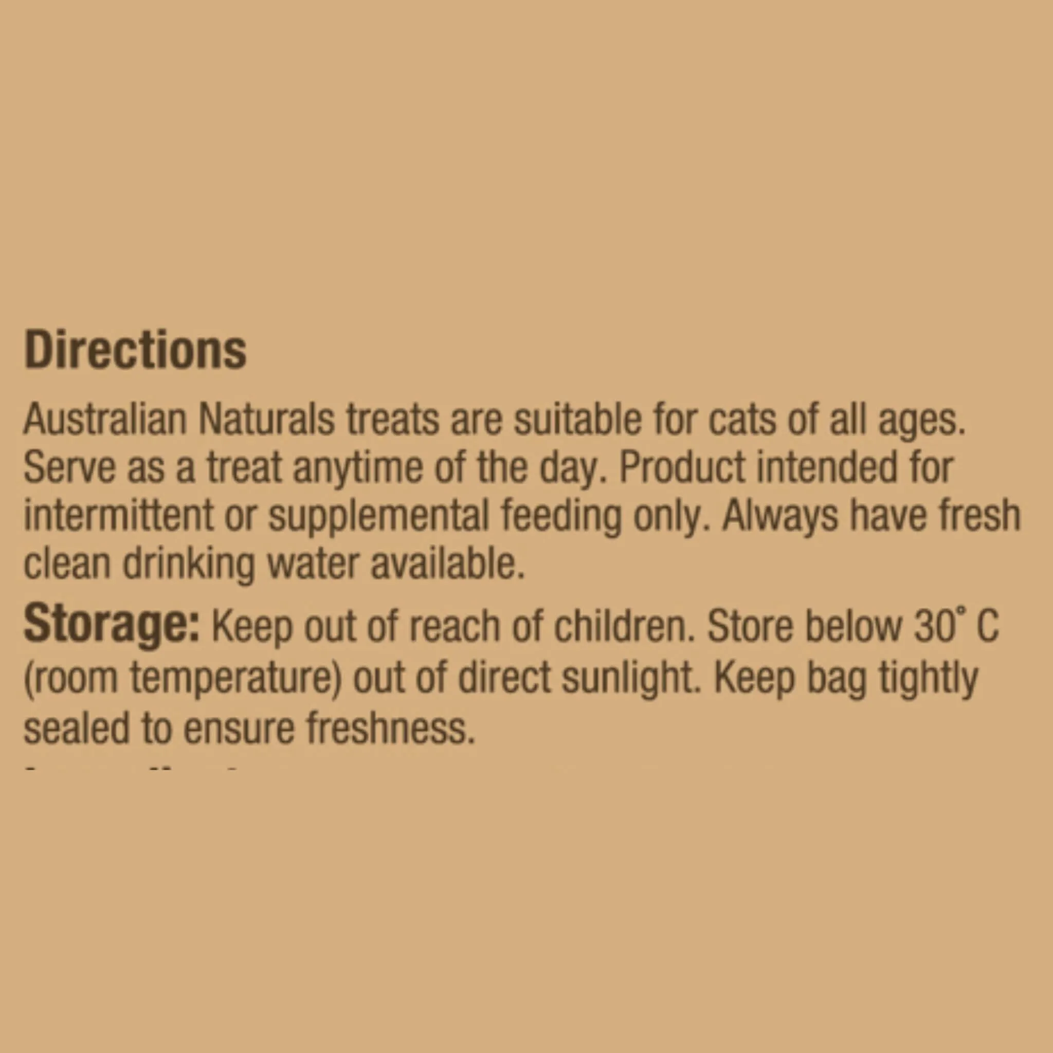 Bundle of 4 x Australian Naturals Lamb with Pumpkin Treats for Cats 100g