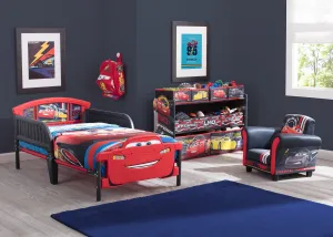 Cars 3D-Footboard Toddler Bed
