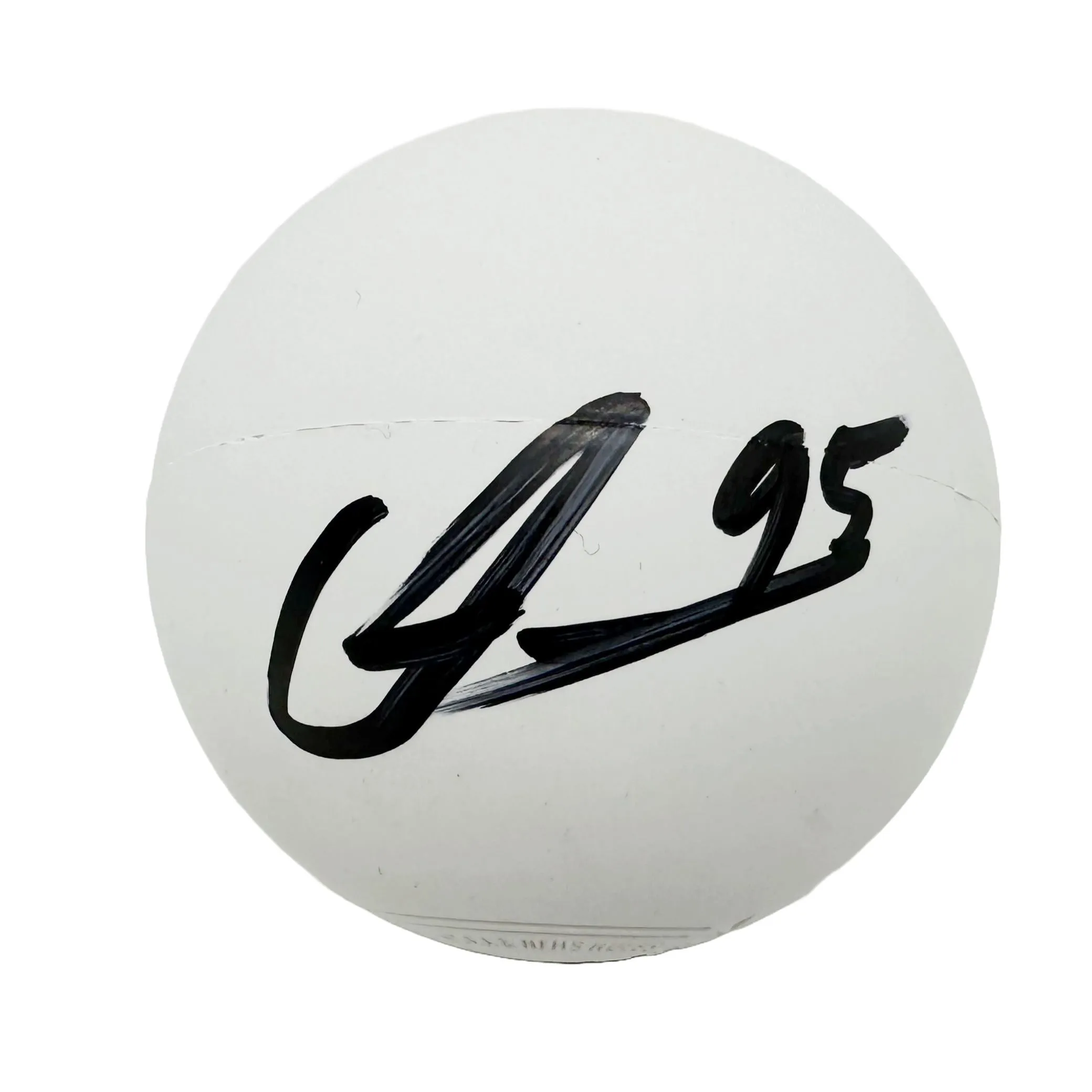 Chase Fraser Signed White Lacrosse Ball