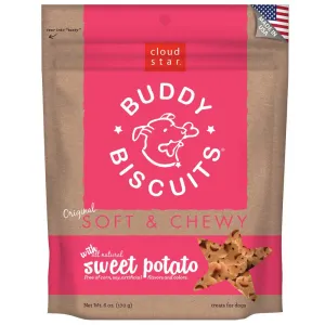 Cloud Star Soft and Chewy Buddy Biscuits, Sweet Potato Dog Treats 170g