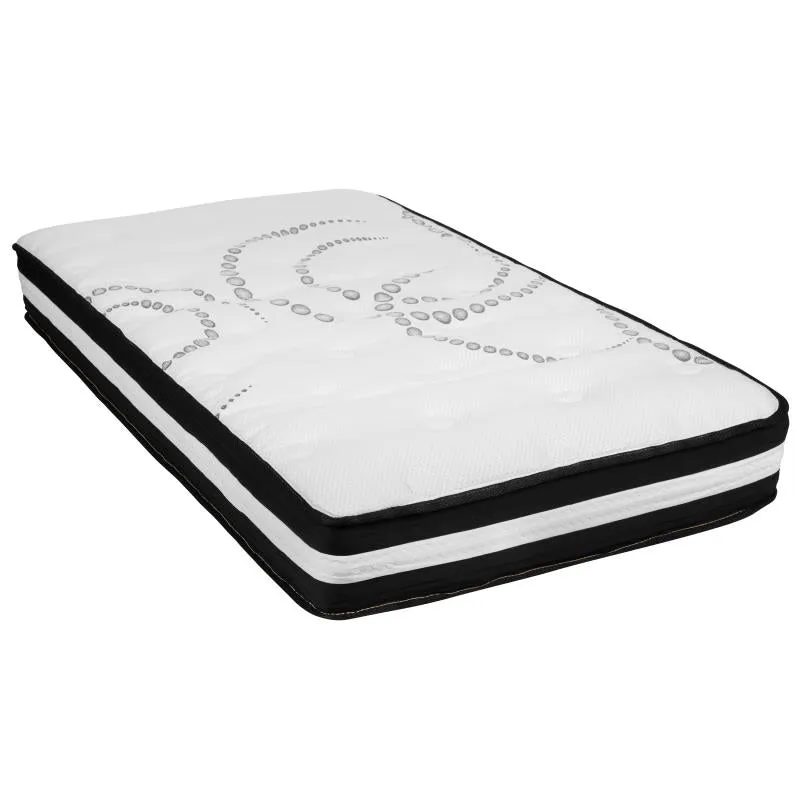 Comfort Express InstaBed In A Box US Certified Memory Foam Pocket Spring Mattress With Cool Gel Memory Foam Topper