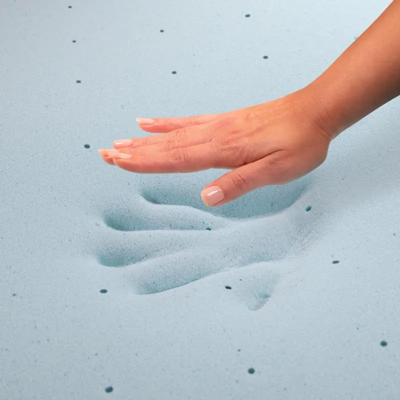 Comfort Express InstaBed In A Box US Certified Memory Foam Pocket Spring Mattress With Cool Gel Memory Foam Topper