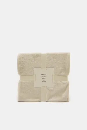 Cream Ultra Soft Blanket
 (Single Size)