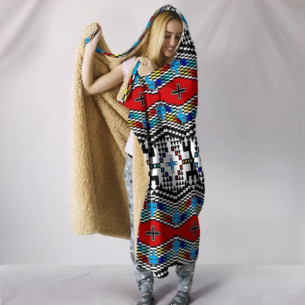 Dragonflies Hooded Blanket