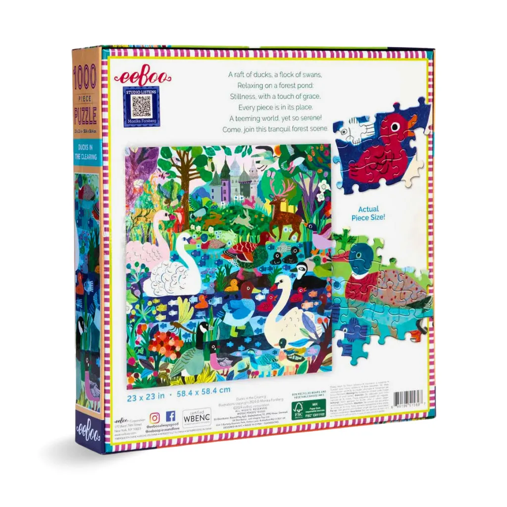 Ducks In The Clearing Puzzle 1000 pieces