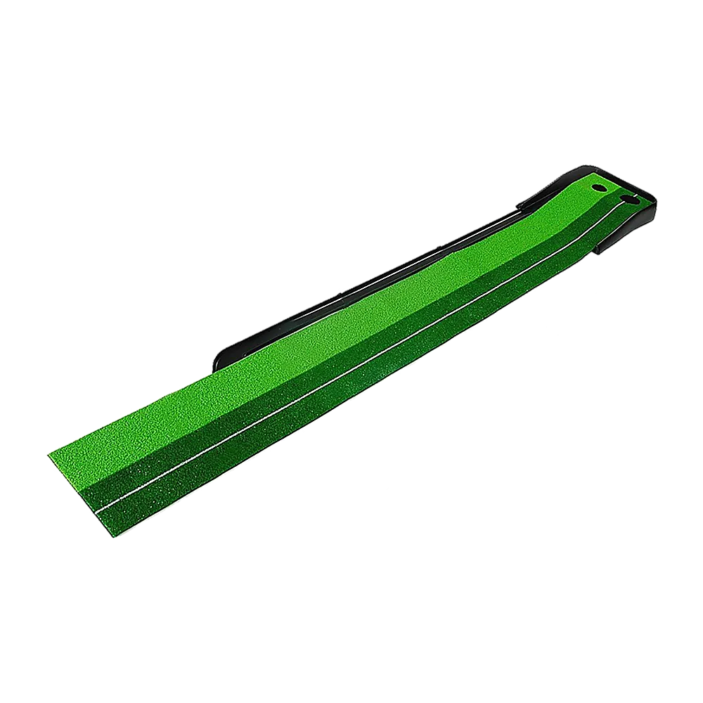 Durable Indoor-Outdoor Putting Green Mat 2 Holes, Putter & Balls
