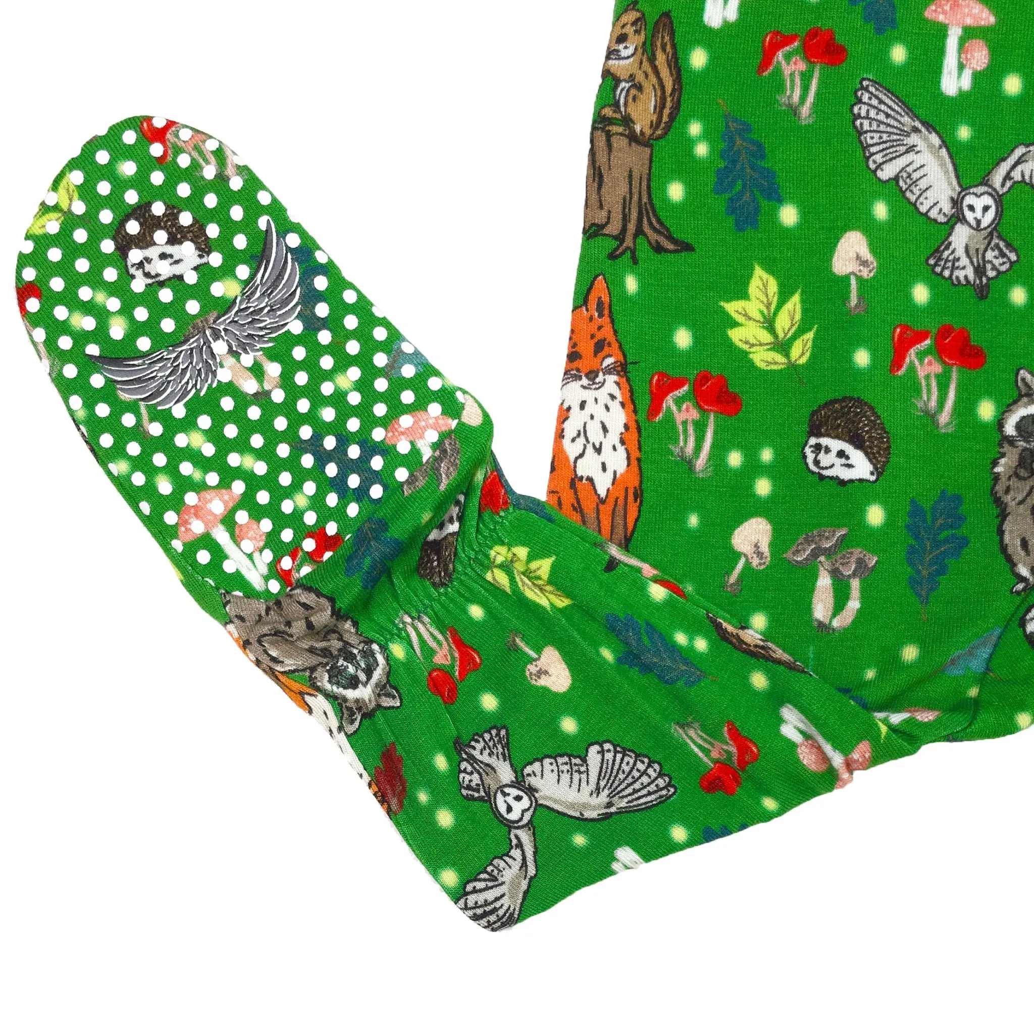 Enchanted Forest Woodland Animals Footie (NB-3T)
