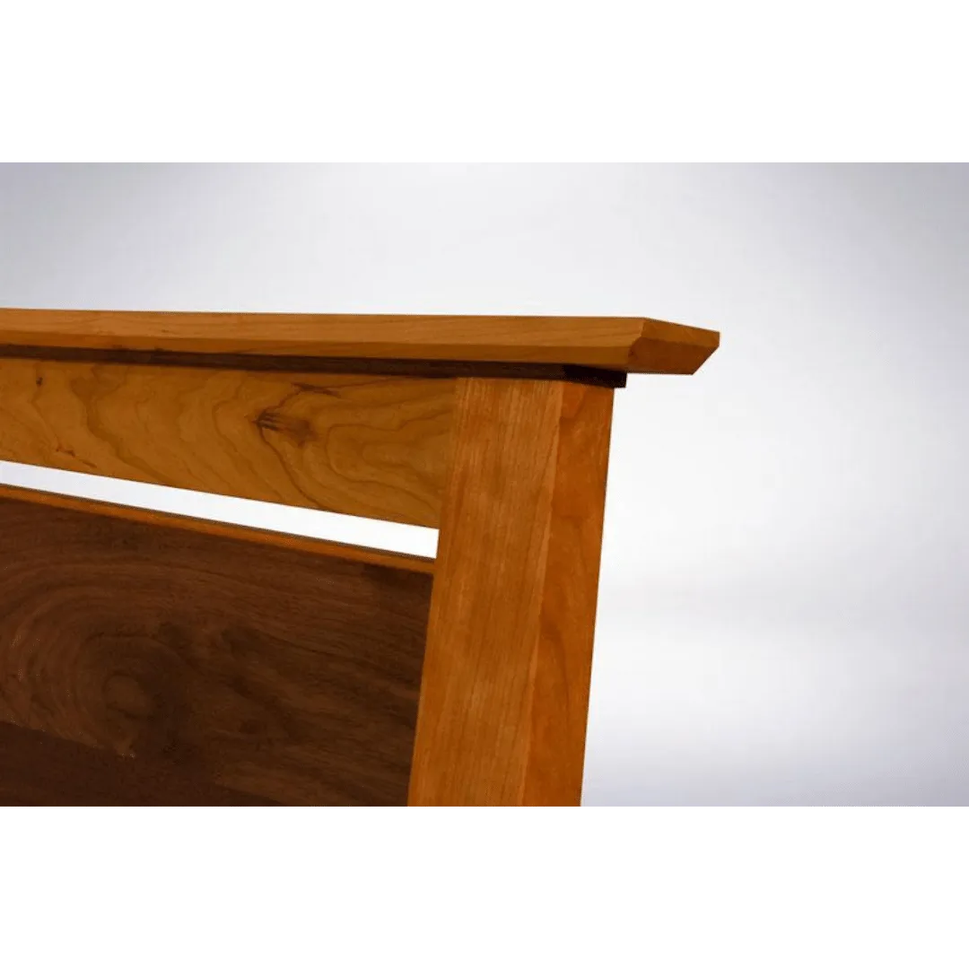 Enso Platform Bed Frame and Headboard - Solid Wood Modern Bed Frame