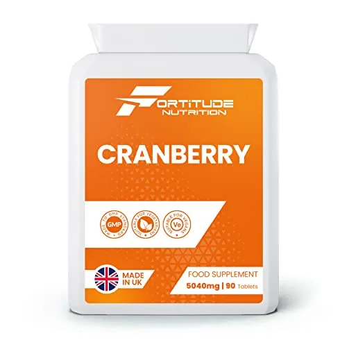 Fortitude Nutrition Cranberry Tablets 5000mg 90 Vegan Tablets