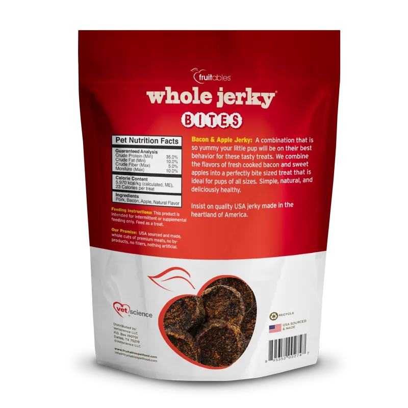 Fruitables Bacon & Apple Whole Jerky Bites 141.7g