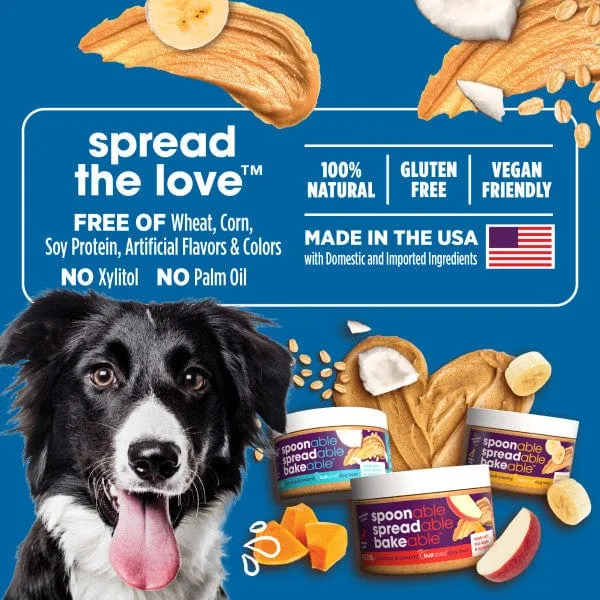 Fruitables Spreads Coconut & Oatmeal Dog Treat