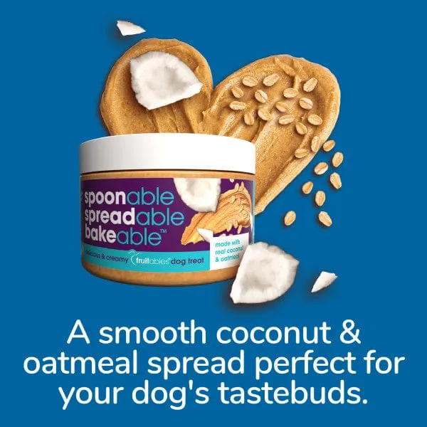 Fruitables Spreads Coconut & Oatmeal Dog Treat