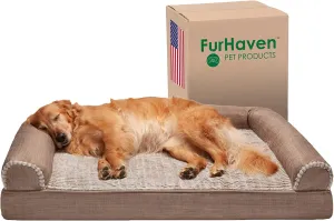 Furhaven Orthopedic Dog Bed for Large Dogs for Dogs up to 95 Lbs!