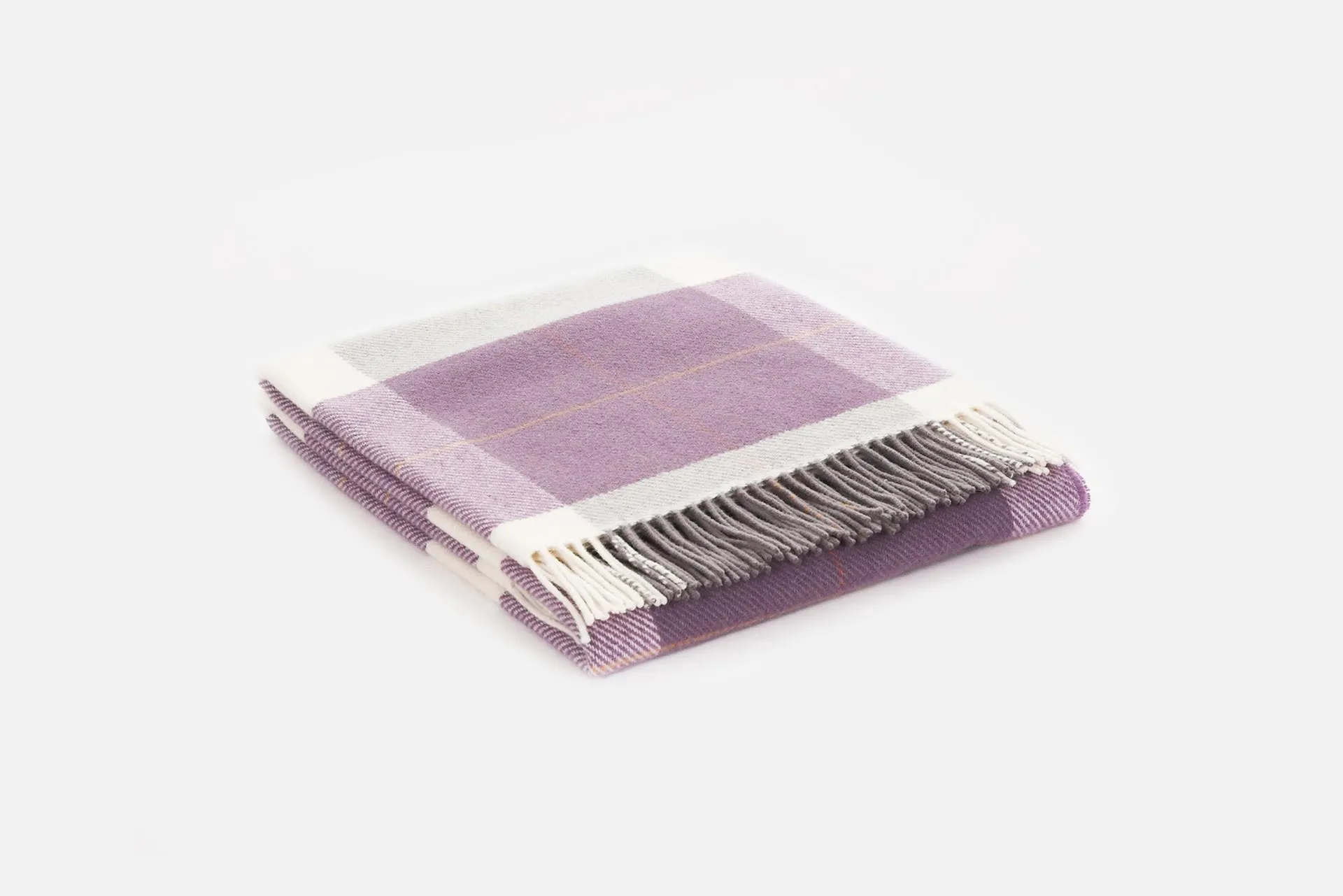 Grape Glynn Lambswool Throw Blanket