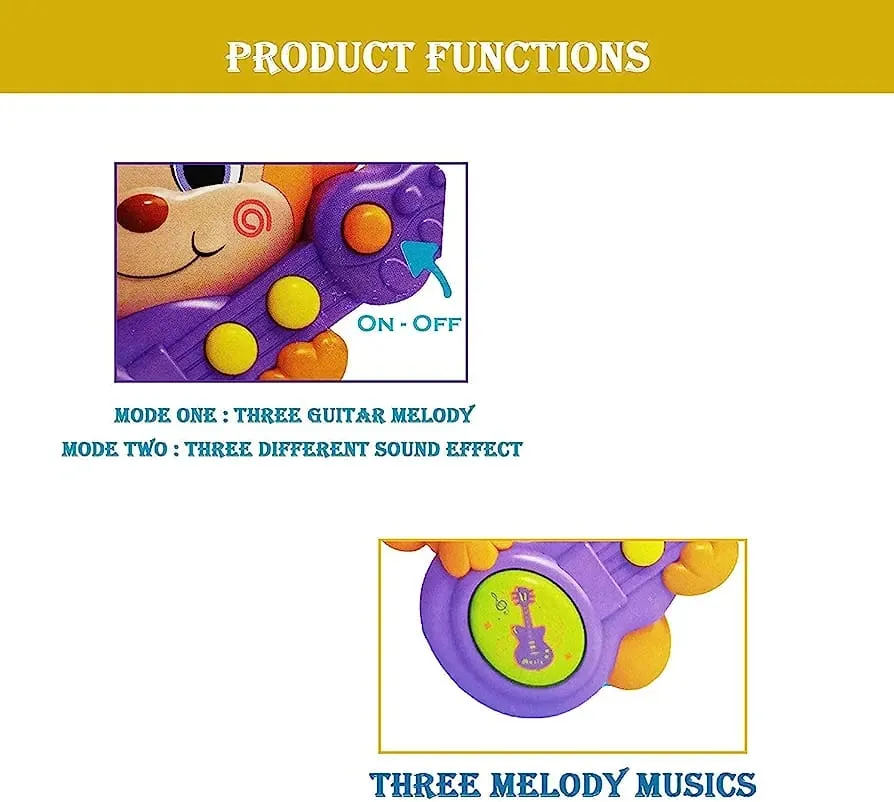 Guitar Monkey Melodies: Engaging Musical Toy for Kids