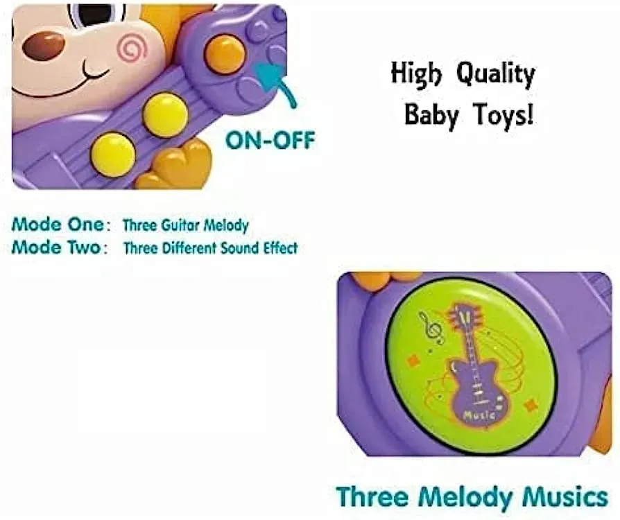 Guitar Monkey Melodies: Engaging Musical Toy for Kids