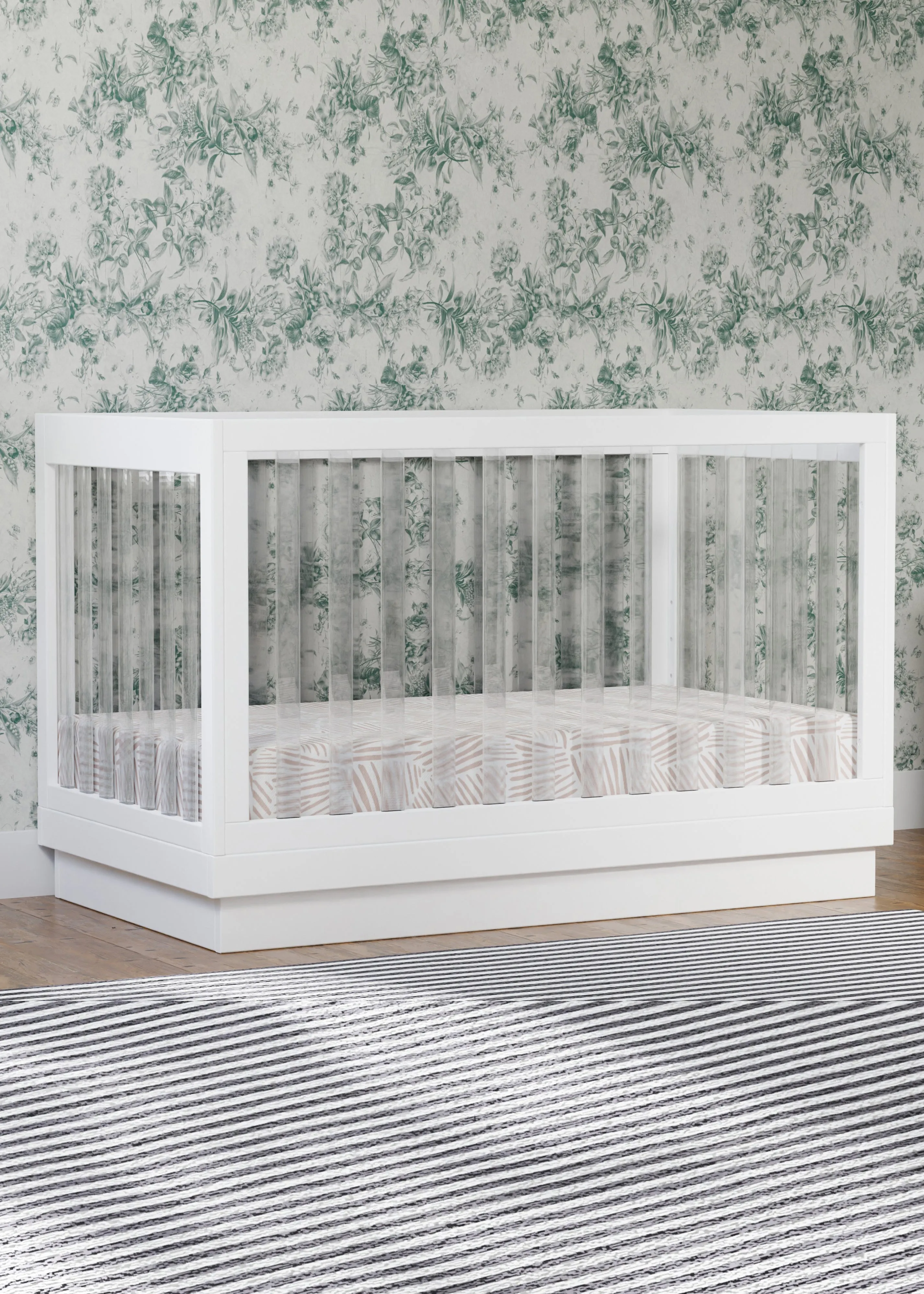 HARLOW 3-IN-1 CONVERTIBLE CRIB WITH TODDLER BED CONVERSION KIT