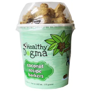 Healthy Dogma Coconut Barkers Natural Grain-Free Dog Treats (Cup) 6.2oz