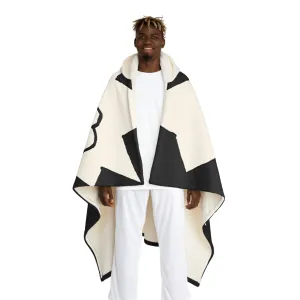 Hooded Sherpa Fleece Blanket
