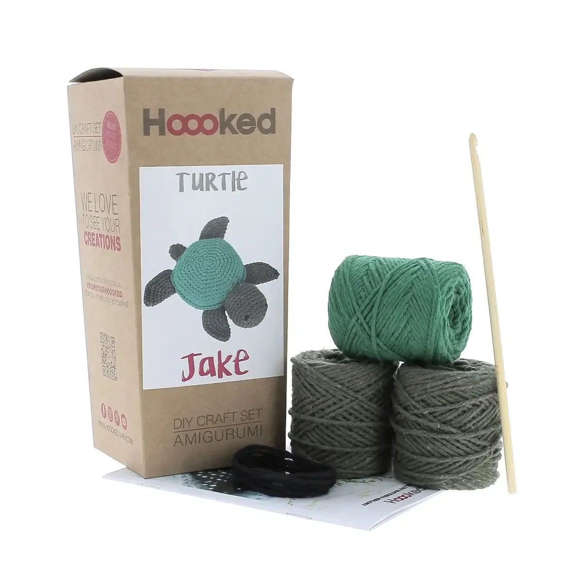 Hoooked Plush Crochet Toys - Turtle Jake