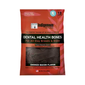 Indigenous Dental Chews Smoked Bacon Flavor 17oz
