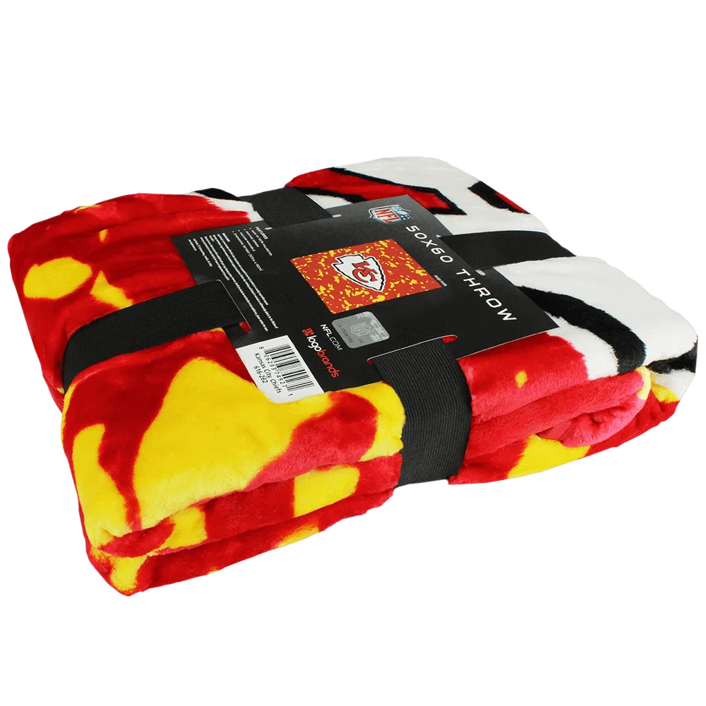 Kansas City Chiefs Throw Blanket, 50" x 60"