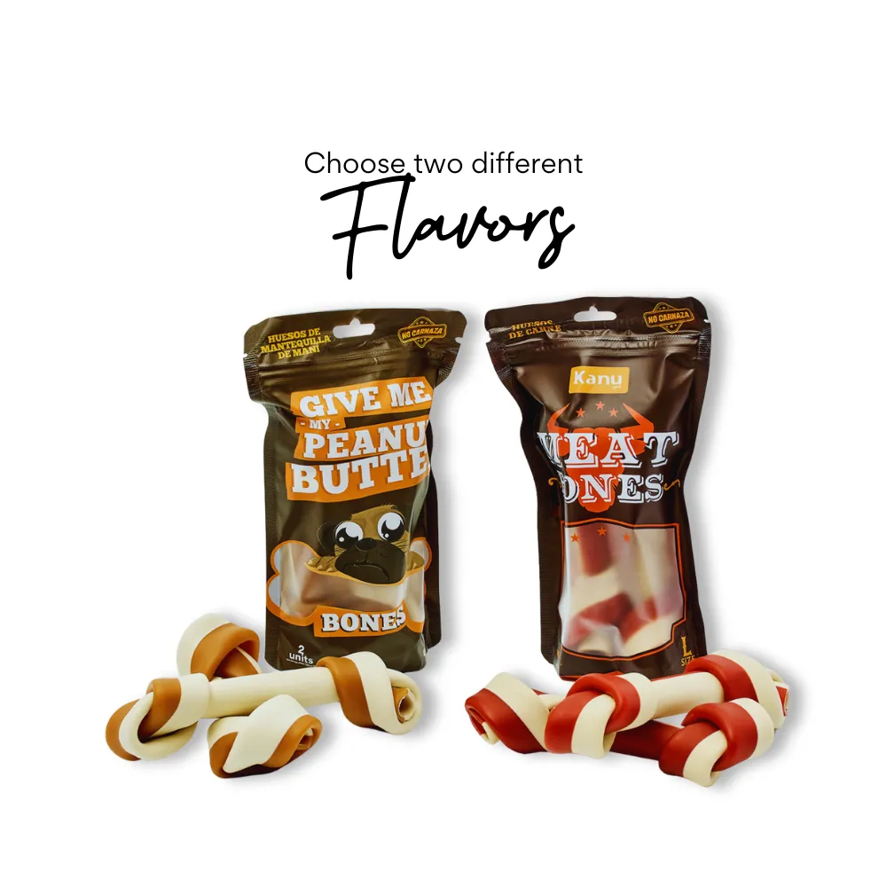 Kanu Pet Peanut Butter Bones Dog Treats