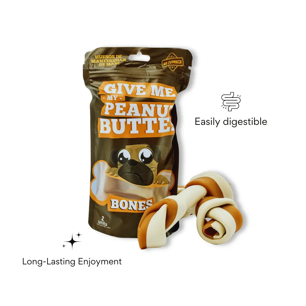 Kanu Pet Peanut Butter Bones Dog Treats