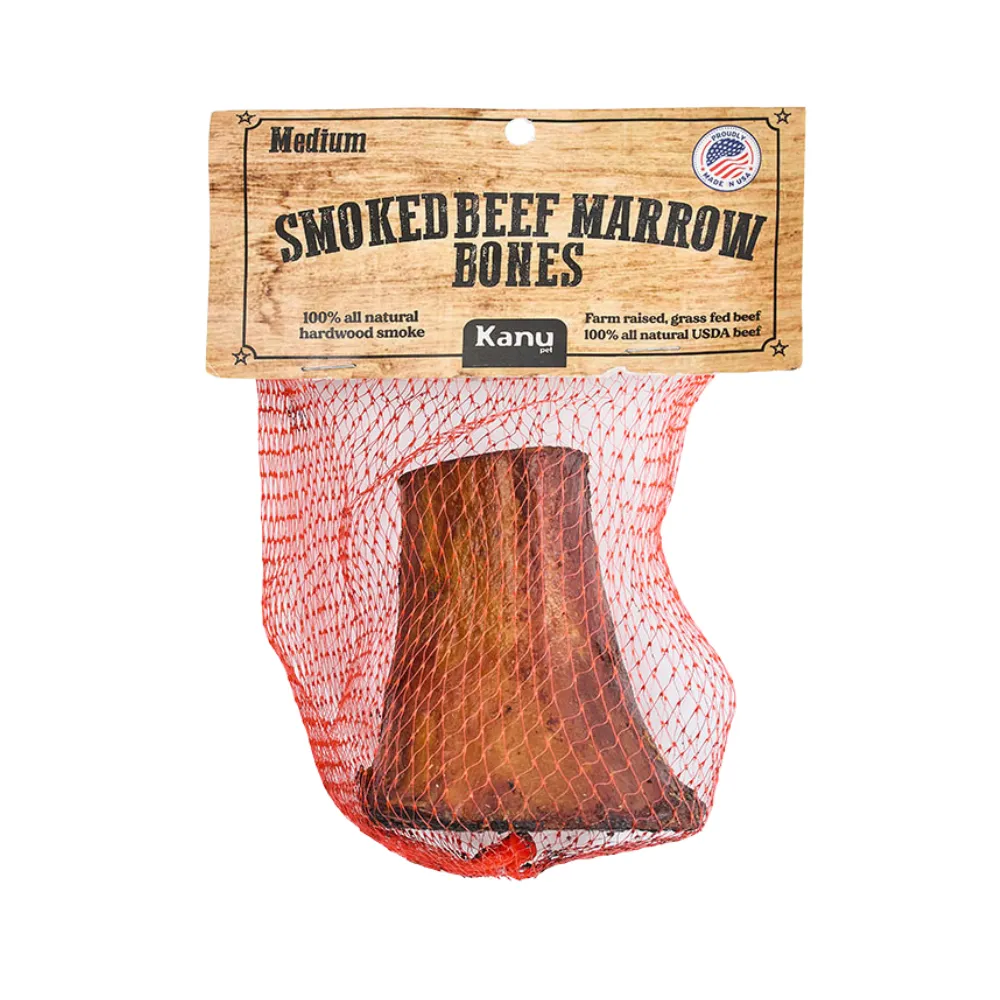 Kanu Pet Smoked Beef Marrow Bones Dog Treat