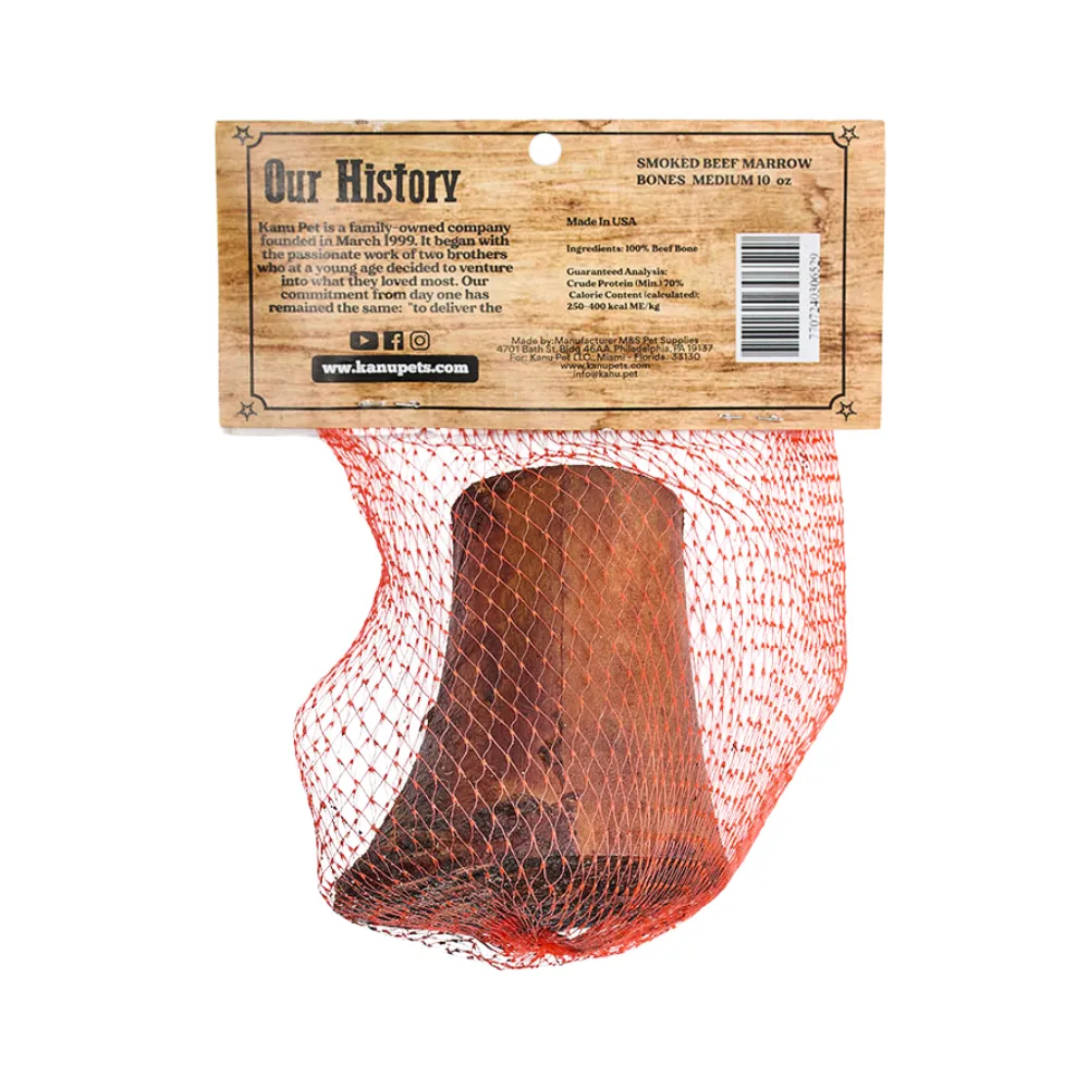 Kanu Pet Smoked Beef Marrow Bones Dog Treat