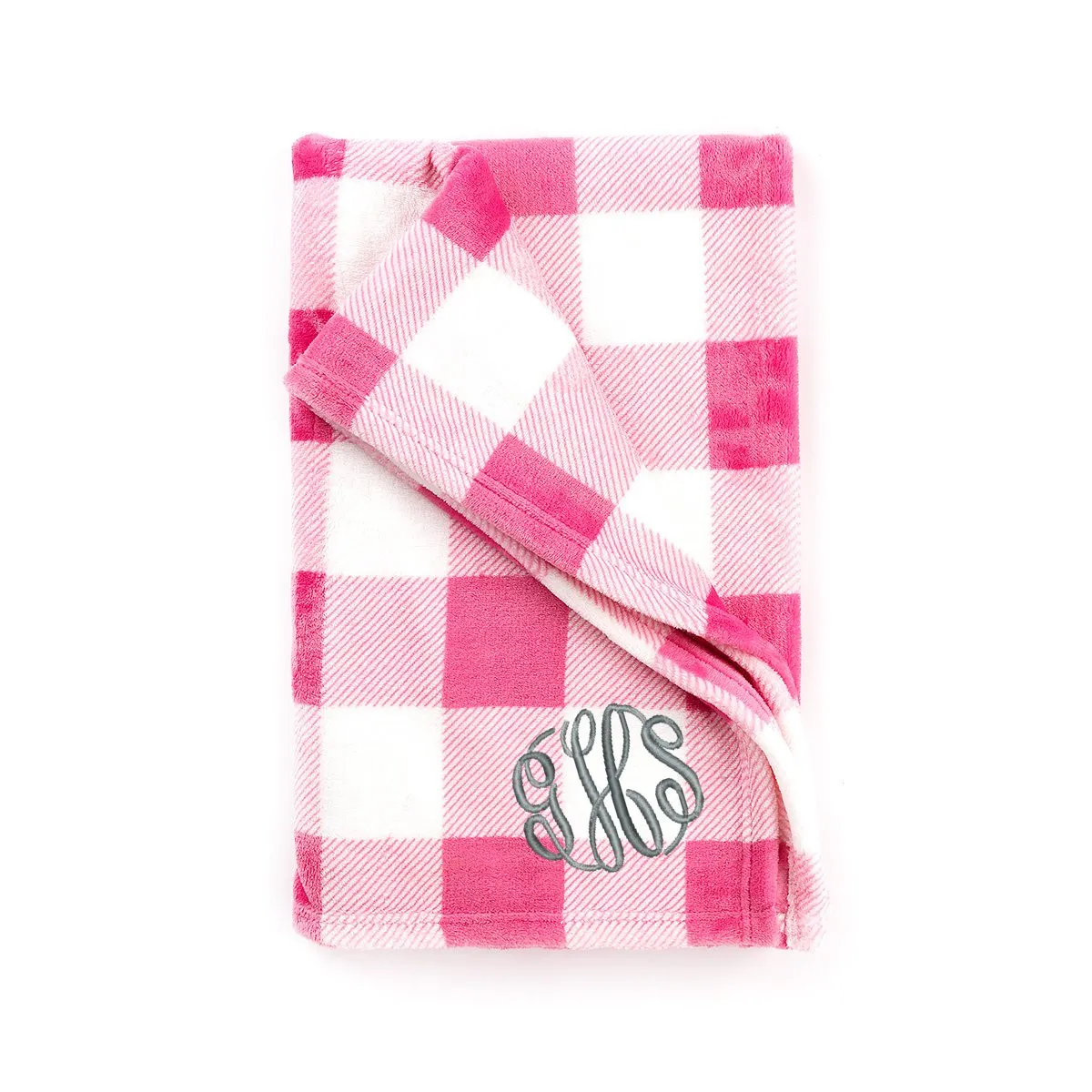Kids Buffalo Check Blanket with Free Monogramming