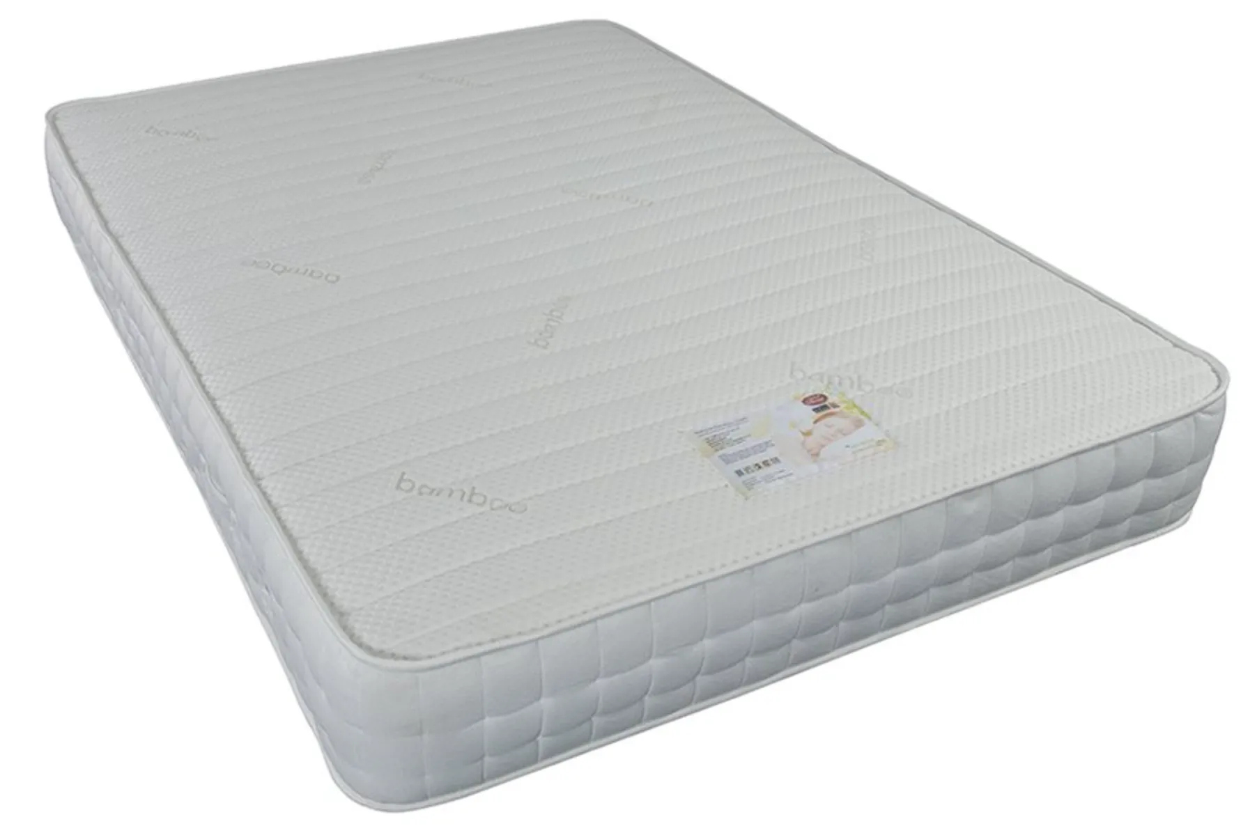 Krystal Bamboo 1500 Platform Top 2 Drawer Divan