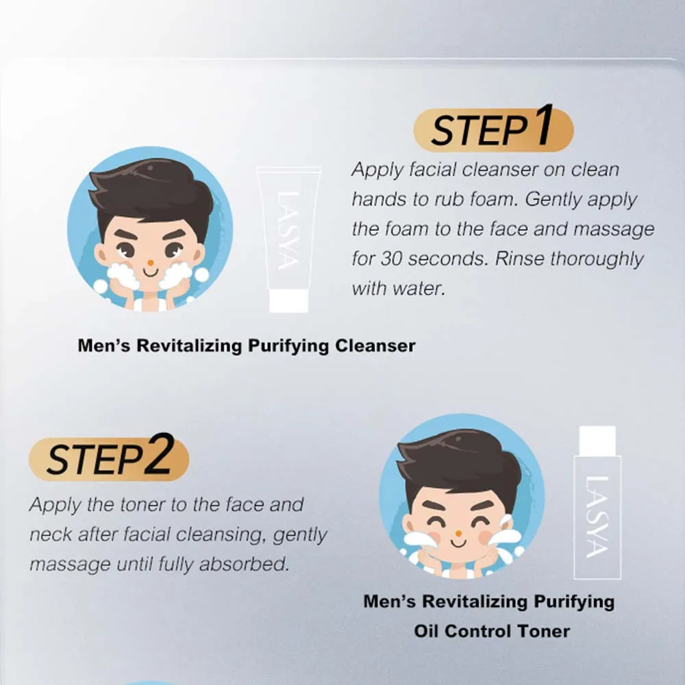 LASYA - Skin Brightening Complete Skin Care Kit For Men