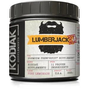 LUMBERJACKED Pre-Workout Supplement - 30 Servings - Better Pumps, Strength, Energy, and Focus - No Crash - Pink Lemonade